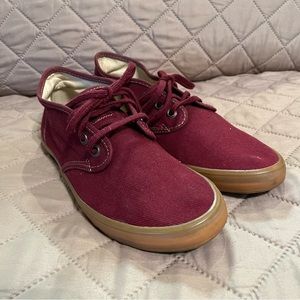 Gravis Women Size 6.5 M Burgundy Fashion Sneakers Fabric Port